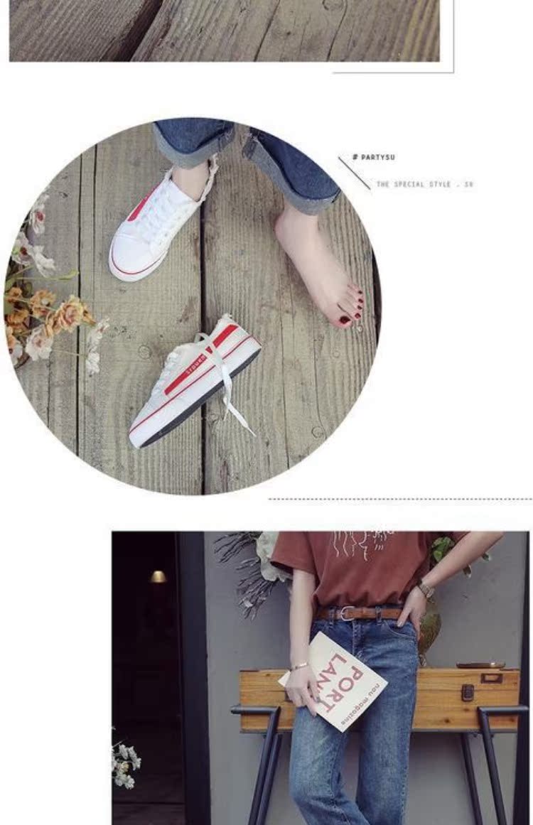 Đôi giày vải nữ bằng phẳng giày hip-hop hip-hop cho bạn Trịnh Sảng Yi Qian Qianxi Cai Xukun với cùng một đôi giày giầy gucci nữ