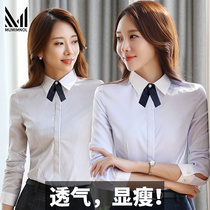 Hotel Work clothes female long sleeve Qiu front table catering waiter cash professional shirt set hot pot hotel property