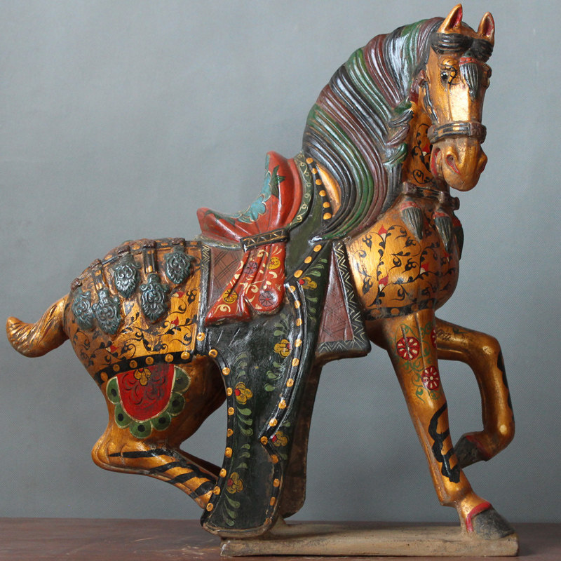 Tang 3color ceramic horse home BMW Gift Drawing Painting and Leg Horse Fashion Craft Decoration Gift Collection
