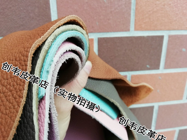 Lớp dày da dày 3 mm mm da bò vải thiều góc da tự làm vải thủ công cotton 4 chiều