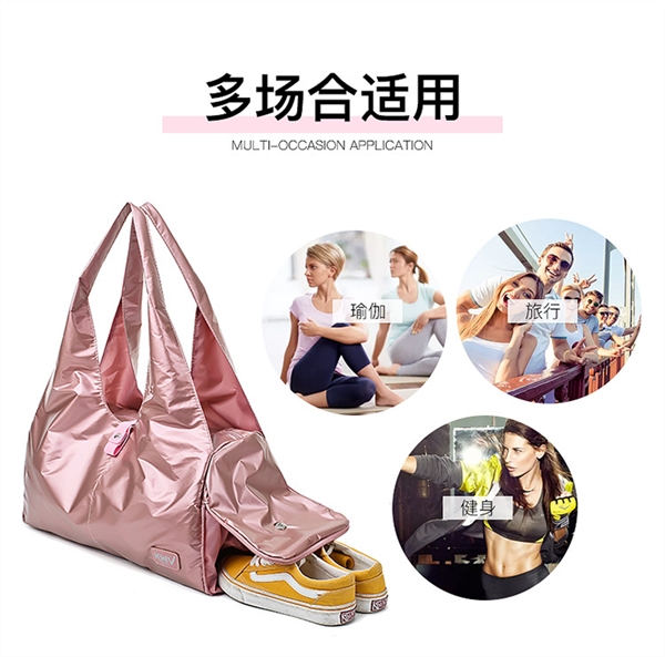 Túi đựng quần áo xách tay dễ thương túi duffel bền và nhẹ túi du lịch nhẹ khoảng cách Hàn Quốc của các mẫu thời trang màu đỏ - Túi du lịch túi da nam