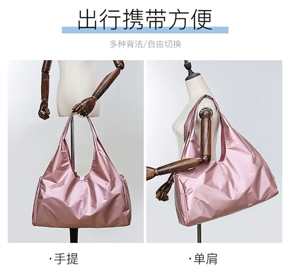 Túi đựng quần áo xách tay dễ thương túi duffel bền và nhẹ túi du lịch nhẹ khoảng cách Hàn Quốc của các mẫu thời trang màu đỏ - Túi du lịch