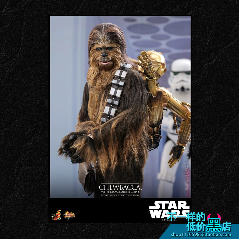 Mms766 Hottoys 1/6 Star Wars 5 - Return of the Jedi Chewbacca with C-3Po (Detachable Version) Mms766 Hottoys 1/6 Star Wars 5 - Return of the Jedi Chewbacca with C-3Po (Detachable Version)