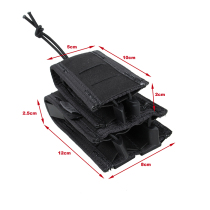 TMC3357-BK Toy Accessories Storage Cover with MOLLE Quick Release Tape