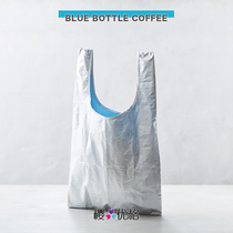 Japanese Blue Bottle Coffee Blue Bottle Coffee Baggu Ginza limited silver Green Bag