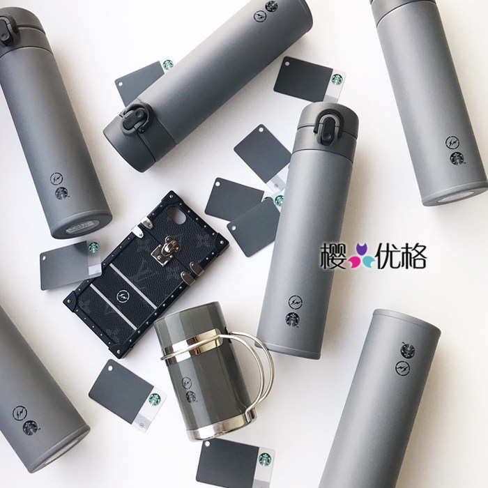 Japan Starbucks 2017 Fujiwara Fragment Original Cebu Super Light Insulated Cup Mark Cup Star Hedonka