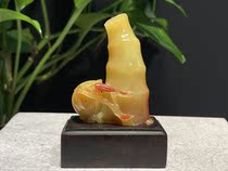 Shoushan hibiscus stone super old hibiscus ornaments step by step crystal hibiscus finely crafted