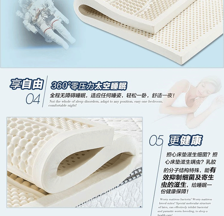 Thái Lan latex nệm 5cm 1,5m 1.8m đôi tatami nệm ký túc xá Simmons nệm tùy chỉnh - Nệm nệm cao cấp