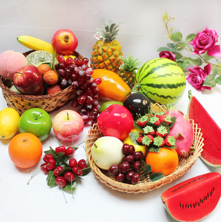 Simulation fruit model Fake fruit bubble fruit stage props Photography preschool accessories Decorative supplies