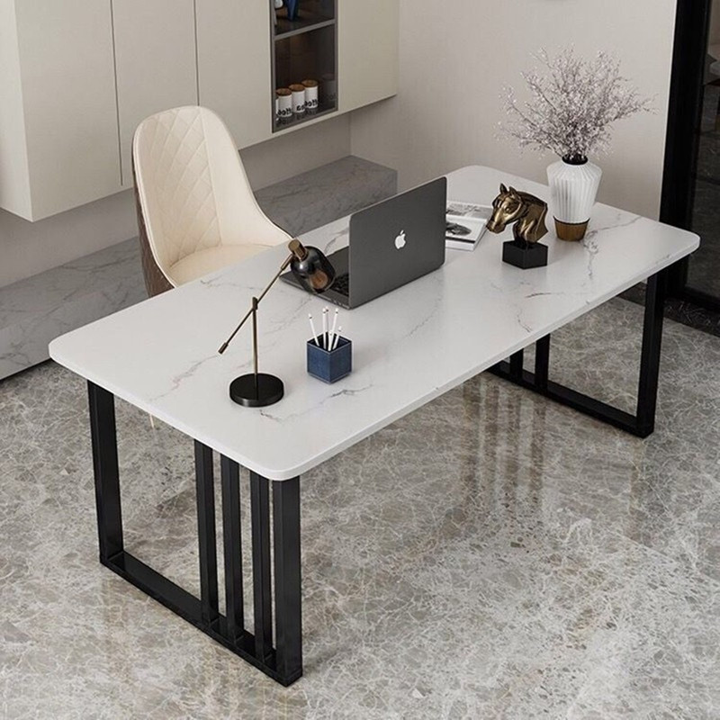 Slate Desk Computer Desk Small Apartment Bedroom Study Writing Desk Home Dining Table Rectangular Office Desk Workbench