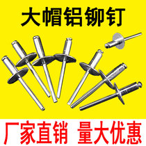 Large cap rivet big cap blind rivet flat round head aluminum rivet M4 M5 complete specifications