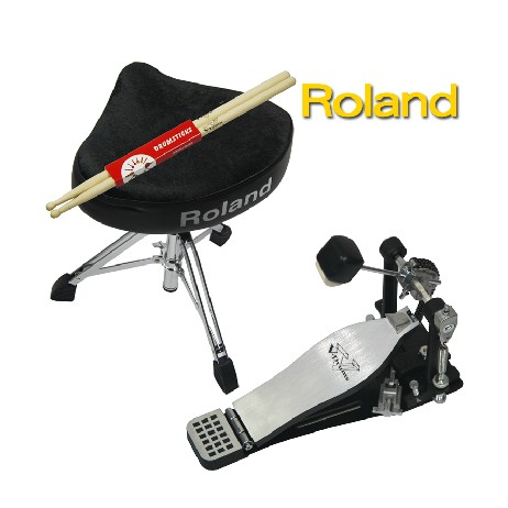 (City Piano) Roland ROLAND DAS-300 Electric Drum Accessory Set Drum Stool Pedal Hammer Drum Stick