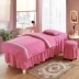 Beauty khăn trải giường gia đình bốn gia đình bốn hình thang bảng massage đầu với một munsu lỗ đặc biệt vẻ đẹp tùy chỉnh bedspread bedspread - Trang bị tấm