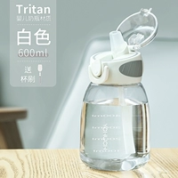 Белая бутылочка для кормления, 600 мл