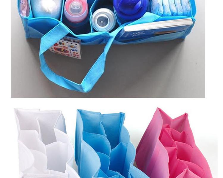 Lớn xách tay Xác Ướp túi lót lót compartmentalized lưu trữ bag (không có túi) xách tay đa chức năng