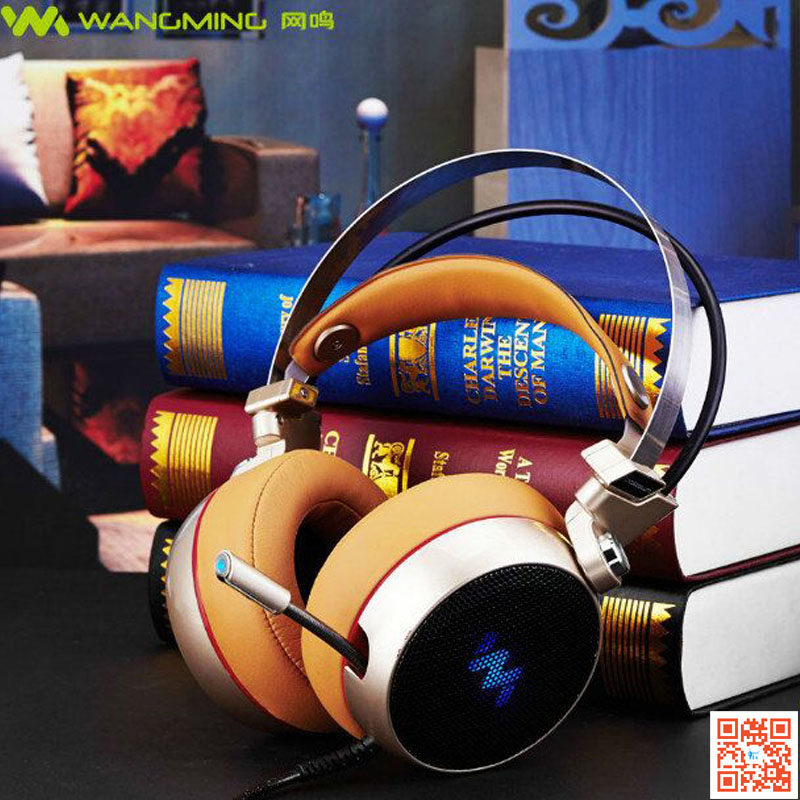 Tinnitus wm9300 Gaming Headphones Headsets Heavy Bass Shine Eat Chicken Electric Arena Café Otoli