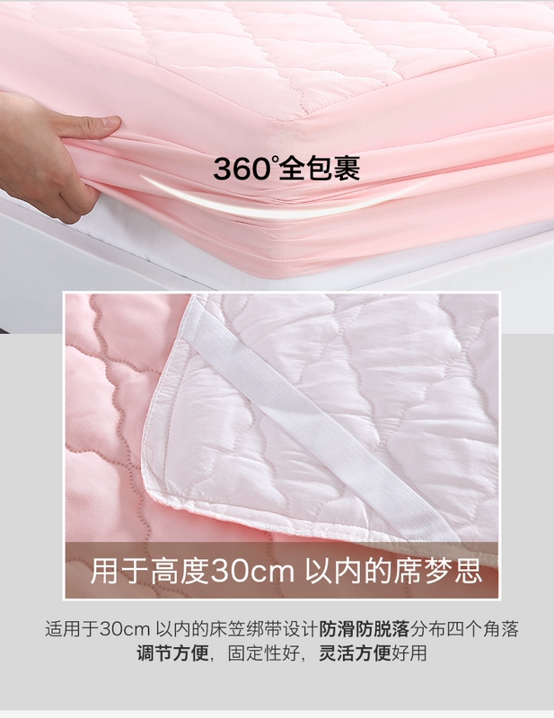 Giường không thấm nước Playboy vỏ giường màu đơn mảnh Tấm bảo vệ Simmons bao gồm tất cả giường có thể tháo rời bao gồm - Trang bị Covers Mẫu ga phủ giường