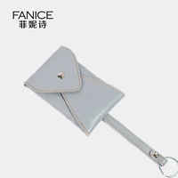 Túi đựng chìa khóa thơ nữ Phần Lan sáng tạo da nam đa chức năng kéo túi da túi xách dễ thương túi kéo khóa - Trường hợp chính móc chìa khóa đẹp