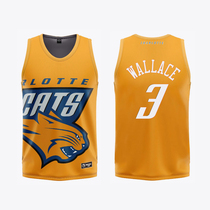 Basketball uniform single coat male lynx 3 Wallace Jersey sports quick-dry training vest bf wind loose