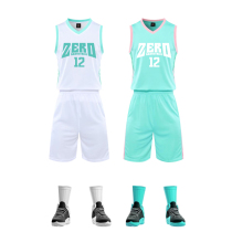 Basketball suit suit Mens and womens jersey custom youth sports game uniform Childrens basketball training suit printing