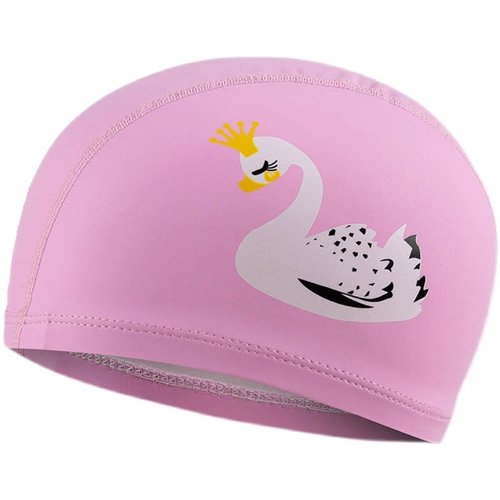 Детская милая водонепроницаемая полиуретановая мультяшная плавательная шапочка для плавания, водонепроницаемый детский плавательный аксессуар, подходит для подростков