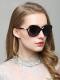 Sunglasses for Women, Korean Style Trendy Sunglasses, Uv Protection, Polarized, Round Face, Hollow Rhinestone, New Style, Small Frame, Fashionable for Driving