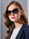 Sunglasses for Women, Uv Protection, 2025 New Style, Polarized, Pearl Elegant, High-Definition, Internet Celebrity Street Style Sunglasses, Korean Version Trendy