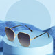 Sunglasses for Women, Anti-Uv Polarized 2025 New Metal Thin Frame Fashion Popular Glasses Korean Style Sunglasses Trend