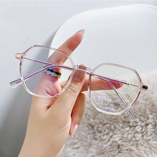 2025 New Model Tr90 Ultra-Light Anti-Blue Light Glasses Trendy Protective Decorative Non-Prescription Glasses Can Be Fitted with Prescription Lenses