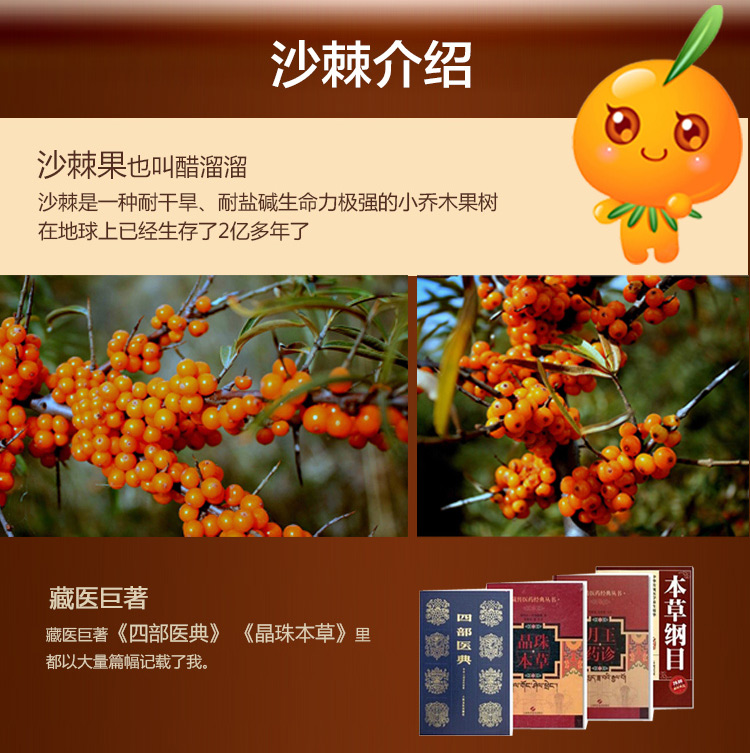 天汁然 野生沙棘原浆 188g 100%纯沙棘 图10