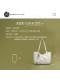 Auudre Niche Design Polka Dot Single Shoulder Underarm Bag for Women 2026 New Summer Large Capacity Commuter Tote Bag