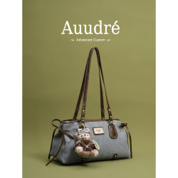 Auudre Super Trendy Retro Large-Capacity Shoulder Underarm Bag for Women 2026 New Summer Work Commute Bag