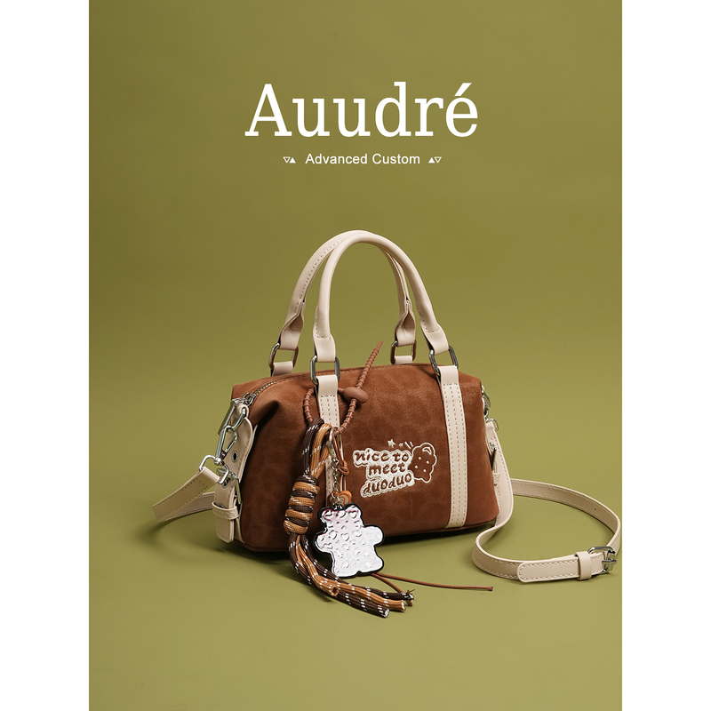 Auudre High-End Vintage Handbag Pillow Bag for Women 2026 New Fashion Commuter Crossbody Small Tote Bag