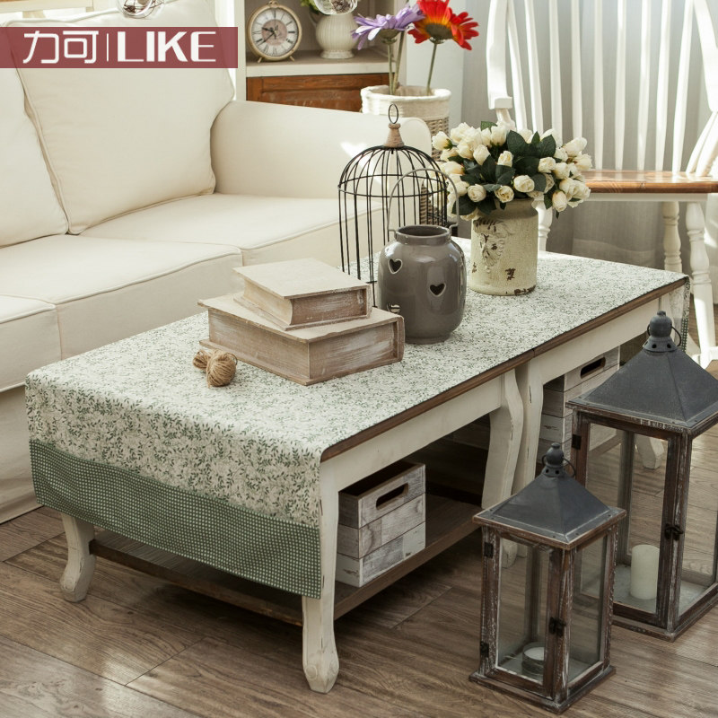 New boutique tea table cloth table cloth table cloth table cloth tea table cloth rectangular cotton linen American field retro-Taobao