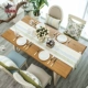 Á hậu bảng vải bông vải Mỹ hiện đại nhỏ gọn nhỏ hình chữ nhật bảng mat vải bảng châu Âu tươi Bắc Âu - Khăn trải bàn khăn trải bàn tròn 1m2