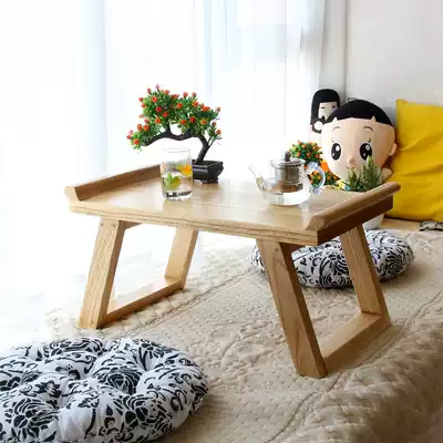 Weiyue solid wood low table tatami tea table Chinese learning table meditation table balcony window sill computer table Khan steam room Kang