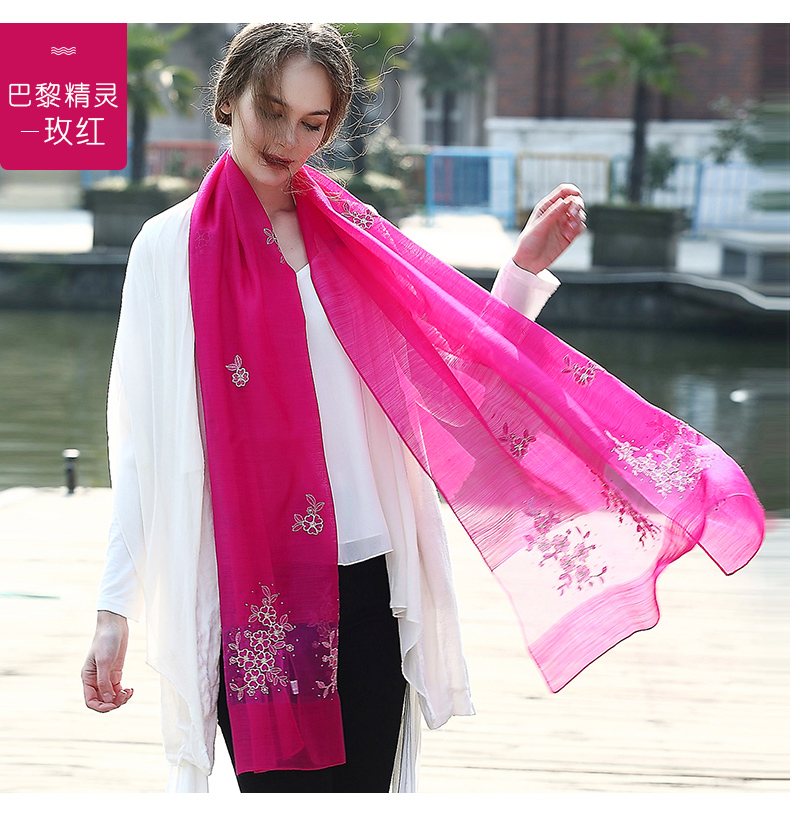 Echarpe pour Femme en De la soie - Ref 3157977 Image 16