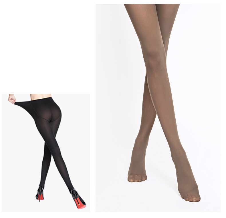 Dangia pantyhose nữ mùa xuân và mùa thu chống móc mỏng mỏng màu thịt vớ vẻ đẹp nữ chân stovepipe đáy vớ nữ