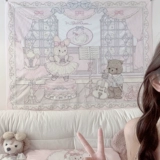 Девочки мечта Карта Магазин Оригинальный дизайн балет барелы медведь подвесной матч симпатичный фоновый фронт