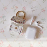 Наушники, сумка для техники, сумка-органайзер, защитный чехол, цветочный принт, bluetooth