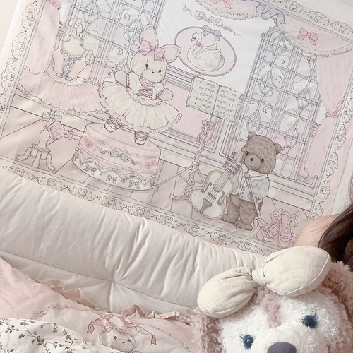 Девочки мечта Карта Магазин Оригинальный дизайн балет барелы медведь подвесной матч симпатичный фоновый фронт