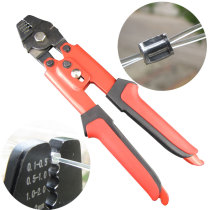 Old mesh aluminum tube casing hook crimping pliers sea fishing for wire and thick nylon line fishing group special fishing pliers