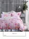 Miho dệt bông giản dị nhung dày ấm chà nhám một gia đình bốn chăn giường sen váy 2 2.3 * 2,5 * 2,7 - Bộ đồ giường bốn mảnh