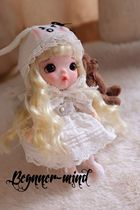 *Glutinous Rice Dumplings* OB11 Mini Skirt Set White (Beginner Mind-初心)