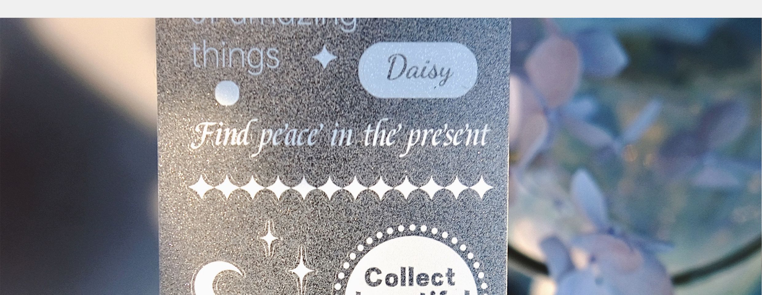 【預售】Vol4 月光碎片 雀斑茶新品原創模切貼紙卷 - 膠紙/膠帶/紙膠帶 - 紙 紫色