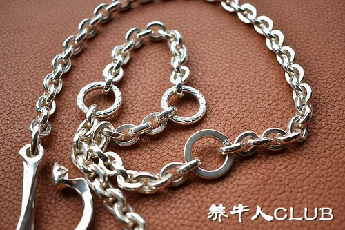 Изысканные штаны, бумажник на цепочке, цепочка ручной работы, серебро 990 пробы, серебро 925 пробы