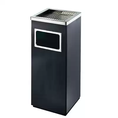 Special high-end Lig floor ash bucket stainless steel trash can fruit box hotel lobby KTV