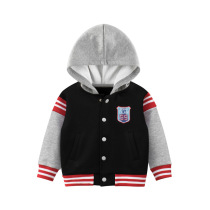 Childrens clothes boys coat in autumn and winter new products in the childrens Han Edition of casual single-row clothes for children plus velvet jacket hoodies
