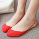 Invisible socks women's high heels half-palm shallow mouth sling solid color sling does not fall off the heel summer ບາງຝ້າຍຜິວຫນັງສີ socks set