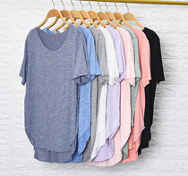 New loose dance jacket modern dance yoga practice uniform bamboo cotton long short sleeve training uniform female thin